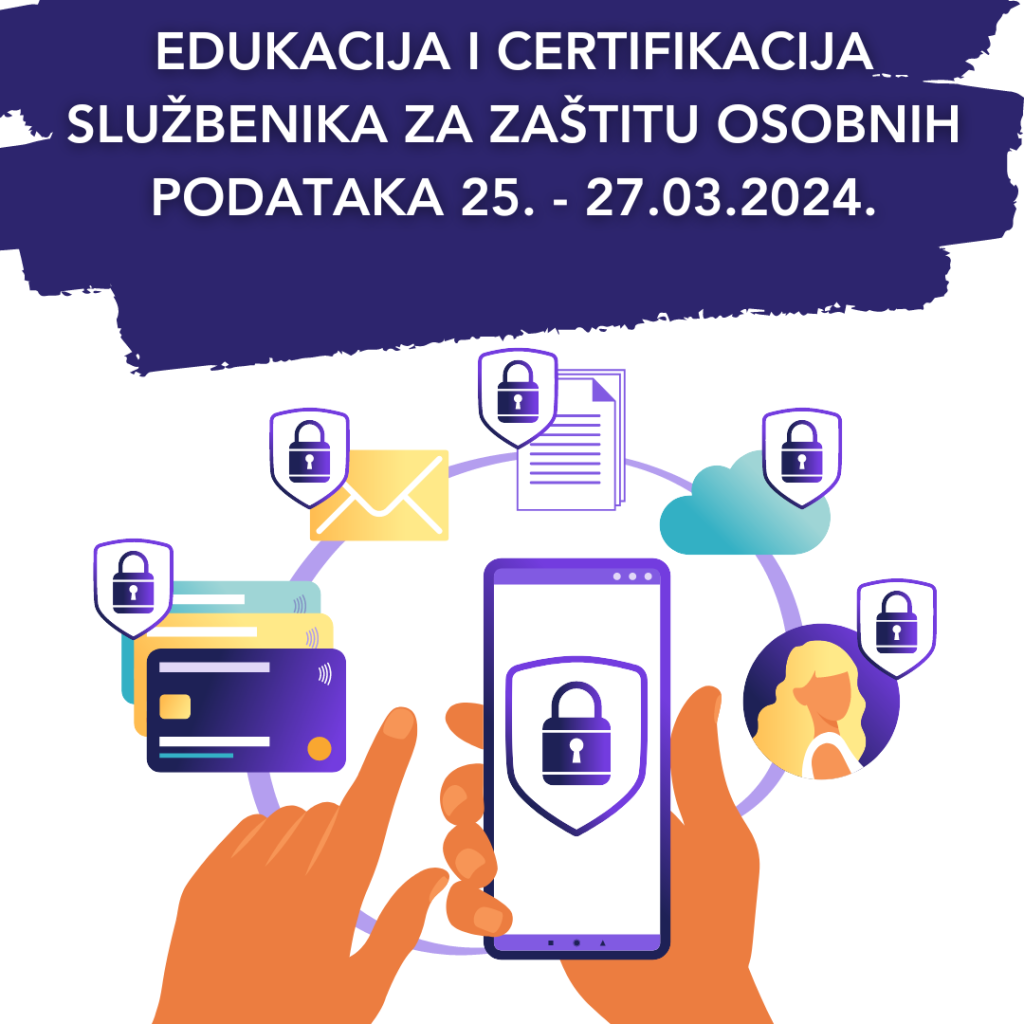 Edukacija i certifikacija službenika za zaštitu osobnih podataka